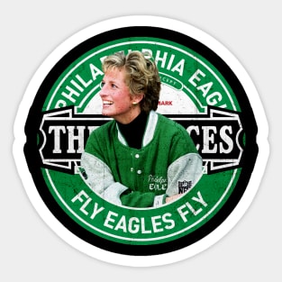 The Princess of Philadelphia Eagles Sticker